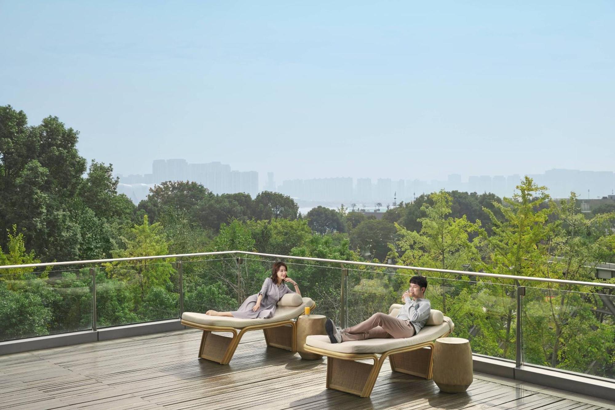 Hangzhou Marriott Hotel Qianjiang Kültér fotó