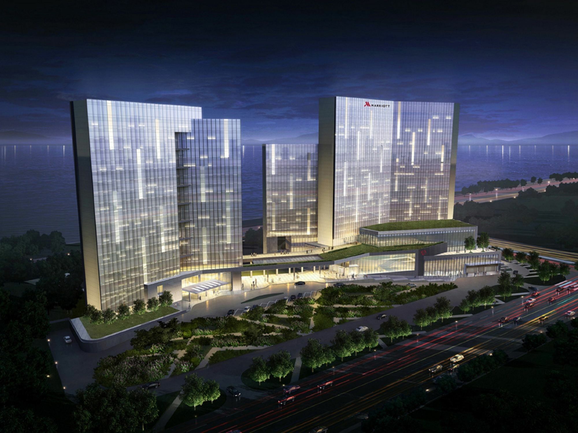 Hangzhou Marriott Hotel Qianjiang Kültér fotó