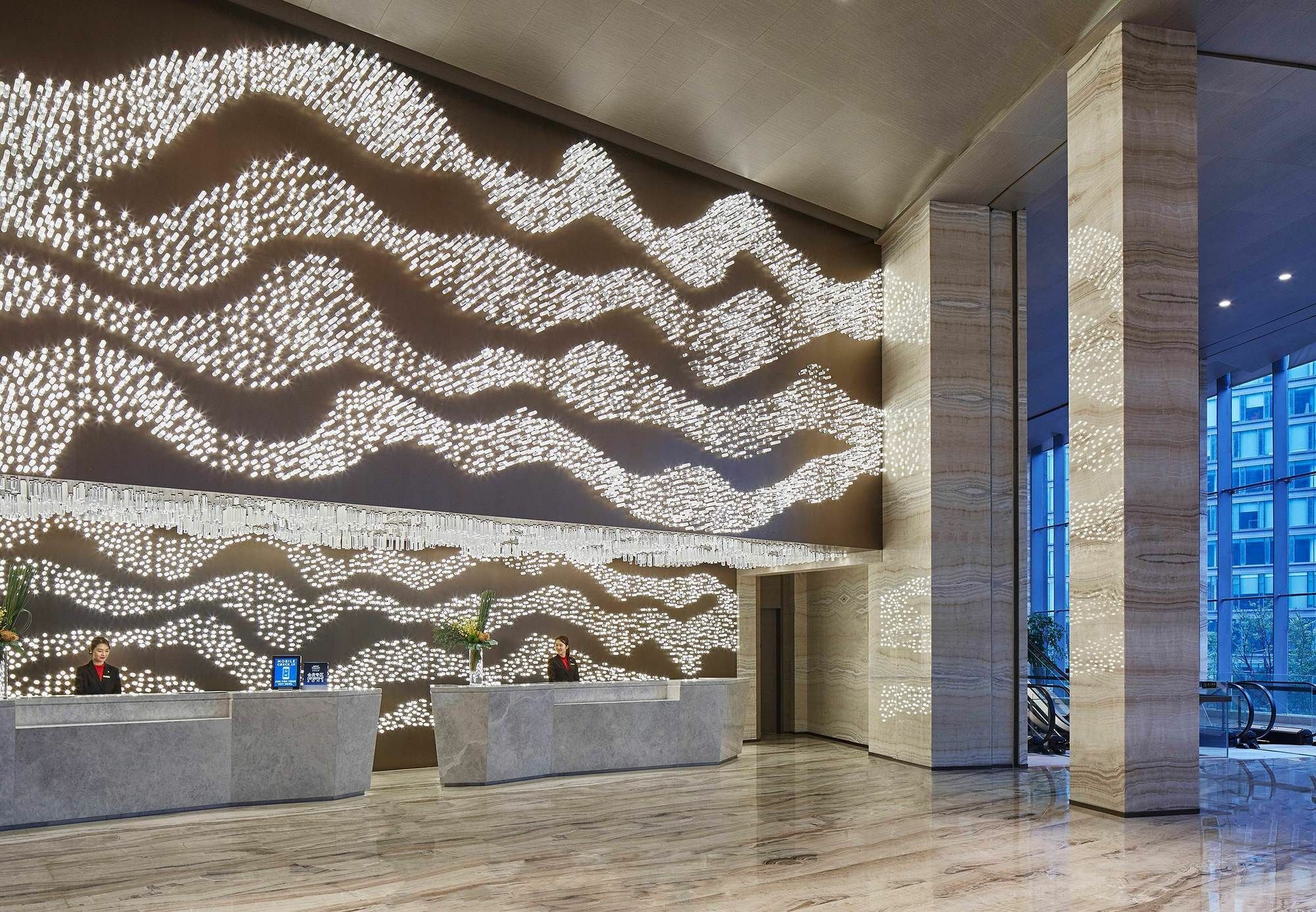 Hangzhou Marriott Hotel Qianjiang Kültér fotó